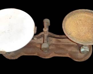 Vintage Market counterweight scale cast iron