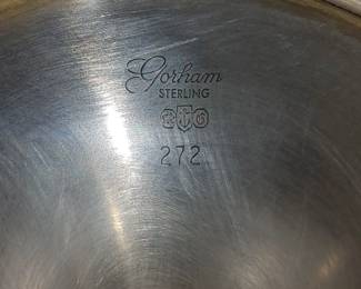 Sterling silver goblet Gorham 272