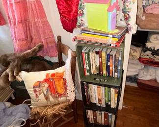 Upstairs vintage clothes books doll houses toys and more