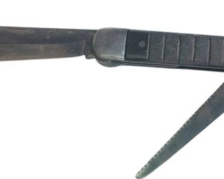 scarce United Machine Tool Company huge folding knife – part of US Navy/Air Corps pilot’s survival kit