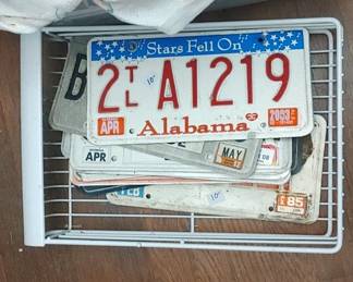 Days are just some of the license plates