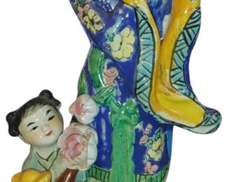 Chinese Famille Rose porcelain figure