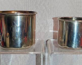 Sterling silver baby cups