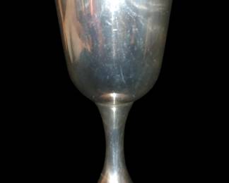 Beautiful vintage sterling silver goblet
