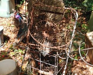 Egg baskets and other good stuff from underneath the house