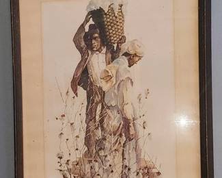 Rare original print signed by the artist in pencil very hard to find