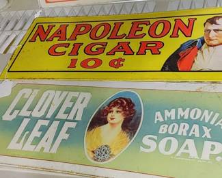 Vintage Repro signs probably from the 1990s