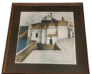 Herbert Breiter, (Austrian; b.1927) cityscape lithograph, pencil signed dated 1968 and numbered 208/275