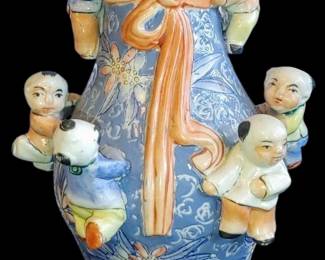 Oriental fertility vase