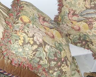 Don't miss out on the gorgeous Linens and fine pillows upstairs