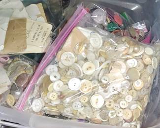 Tons and vintage buttons don't miss out