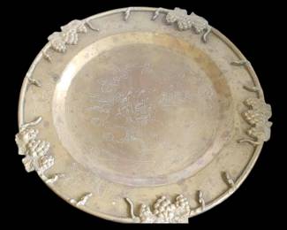 Brass On copper oriental tray