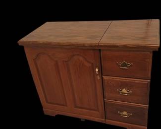 Vintage Sears Kenmore Sewing Machine Cabinet