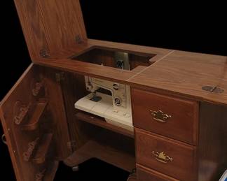 Vintage Sears Kenmore Sewing Machine Cabinet