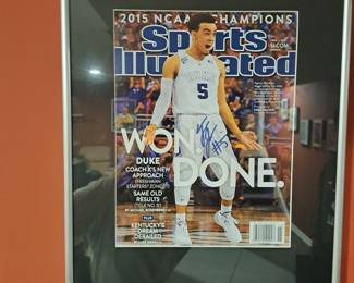 Signed cover