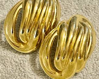 Vintage Givenchy clip on earrings