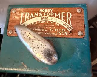 Louis Marx & Co Hobby Transformer for Trains
