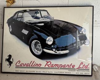 Cavallino Rampante Ltd - Ferrari Restoration - Framed Poster