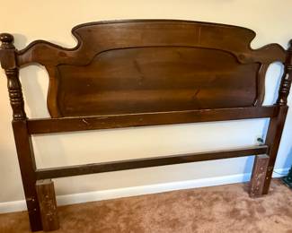 Vintage Wood Headboard