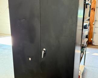 Black Metal Cabinet - Adapto Steel Products