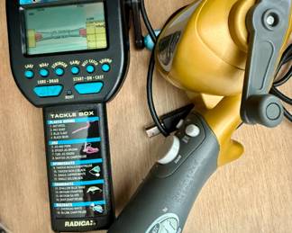 Handheld Fishing Game and Electronic Fishing Reel