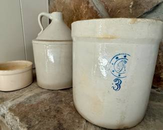 Vintage Stoneware Crocks