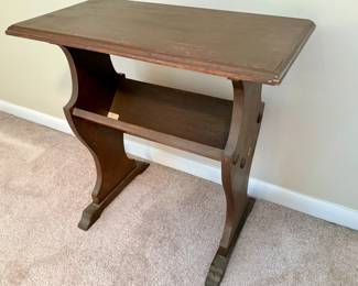 Accent Table with Book/Magazine Storage