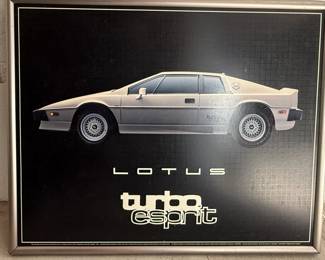 Turbo Esprit Lotus - Framed Poster