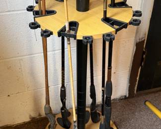 Fishing Poles and Round Storage