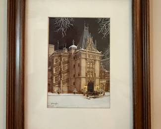 "One Enchanted Evening at Biltmore" - Matted and Framed Wall Art -Teresa Pennington