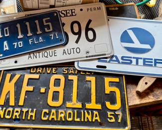 Vintage License Plates