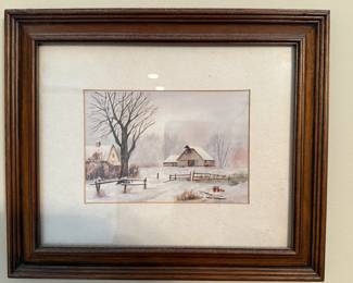 "Home Place" -Matted and Framed Wall Art - Archie Campbell