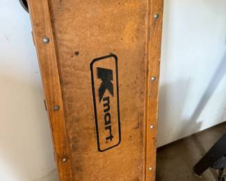 Vintage Kmart - Wooden Mechanics Creeper