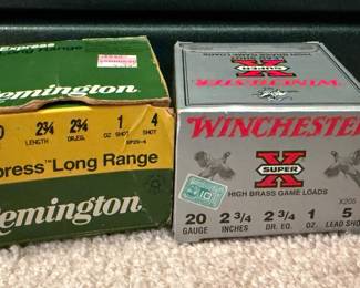 20 Gauge Ammunition - Remington and Winchester
