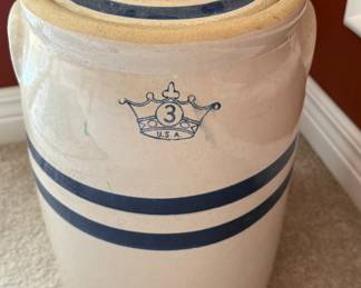 Vintage Stoneware Butter Churn