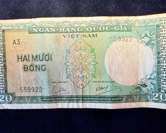 Paper Currency from Vietnam