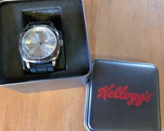 Kellogg's Fossil Watch in Box
