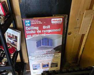 Ceiling Unit Storage Platform; Interlocking Floor Mats