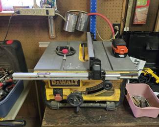 DeWalt Table Saw; Loads of Small, Medium, Large Handtools and Drill Bits