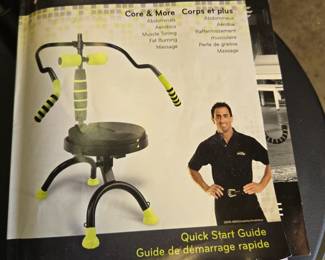 AB Doer 360 Exercise Machine & Manual - New and Never Used!