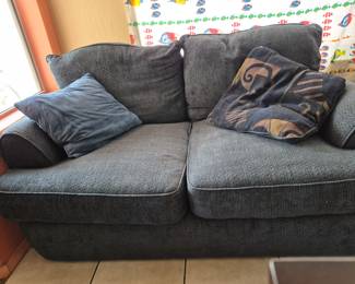 Loveseat that goes with the blue sofa