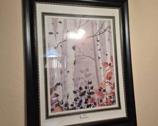 $40. framed photo with matting. Beautiful trees.
