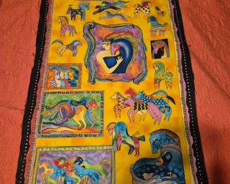 Laurel Burch 4 Feet X 2 feet - fabric wall hanging $10