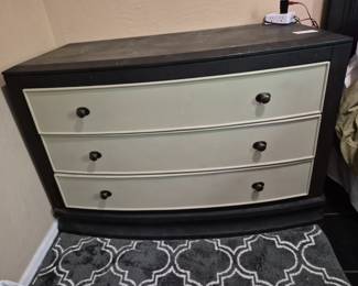 Matching dresser (bureau) with guest room bed. Heavy. Nice big drawers.