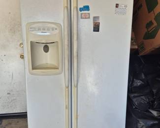 My old frig - it's in the garage. It works okay but sometimes the stuff in the back of the frig freezes a bit. Great for keeping beverages and everything you need in it for parties. $100