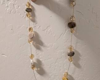 Swarovski crystal necklace - gold and white. Sorry, don't have documentation. $45