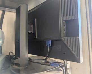 back side of the monitor. Works fine