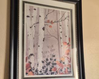 4 X 3 feet approximately. Soothing trees.
