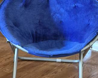 A velour chair that I had in my classroom.