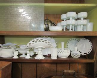Vintage milk glass